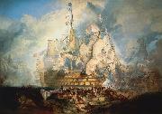 The Battle of Trafalgar by J. M. W. Turner William Turner